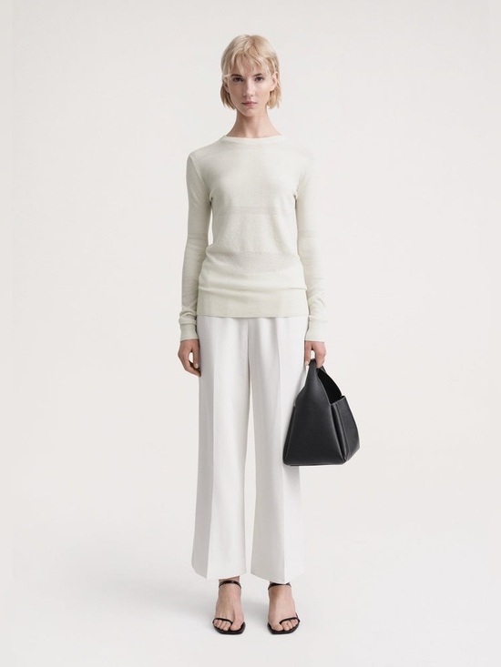 Toteme Sweaters - NWT $590 Toteme Paneled Cotton and Cashmere-Blend Sweater